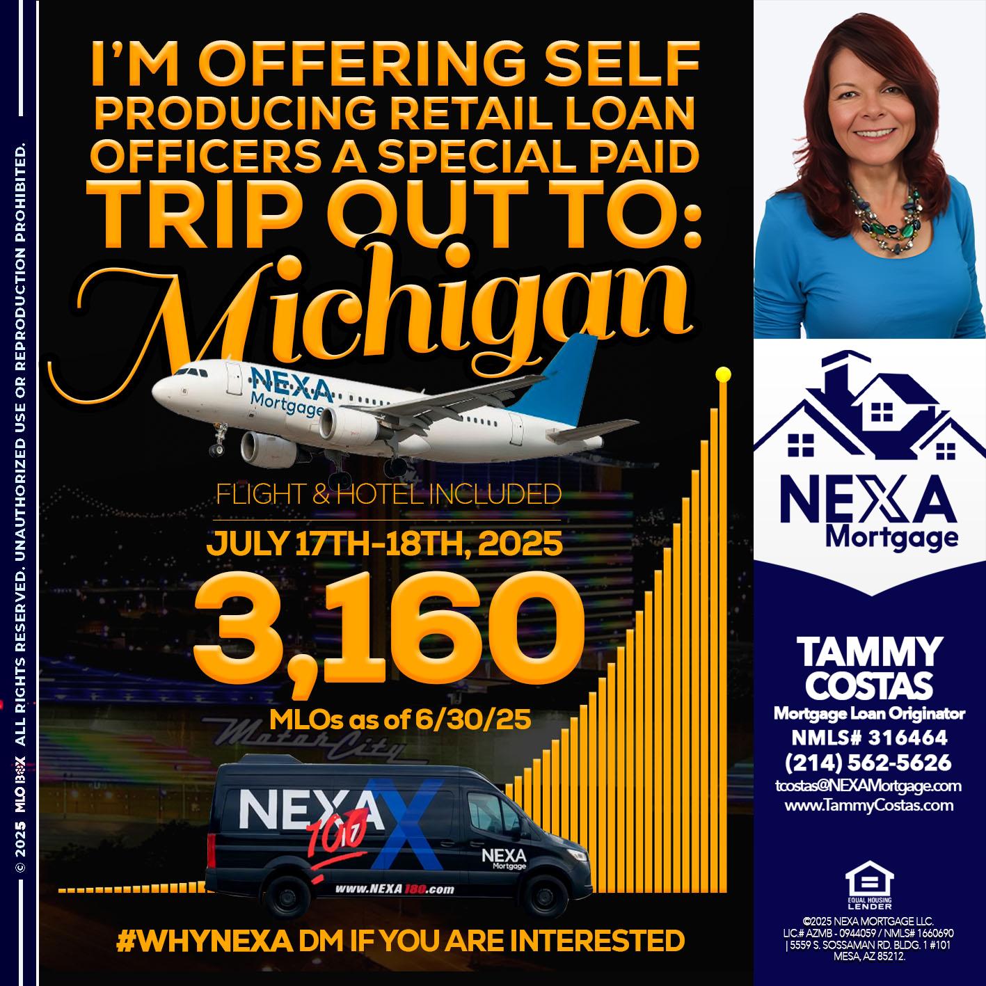 MICHIGAN TRIP - Tammy Costas -Mortgage Loan Originator