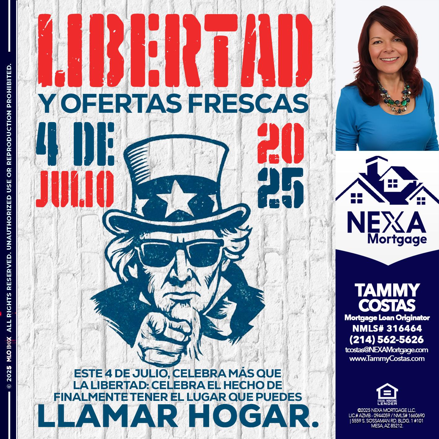 LIBERTAD - Tammy Costas -Mortgage Loan Originator
