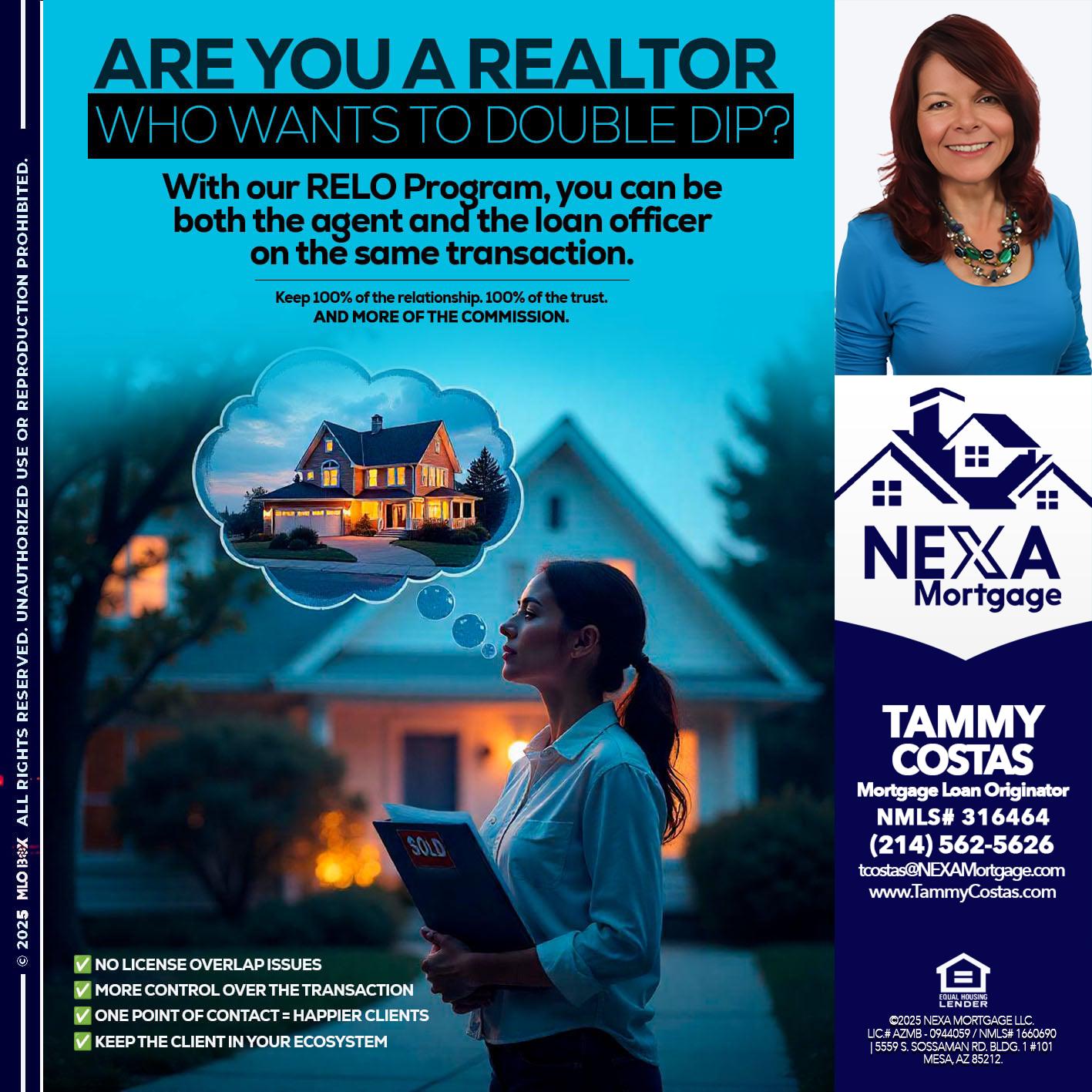 Are you a Realtor? - Tammy Costas -Mortgage Loan Originator