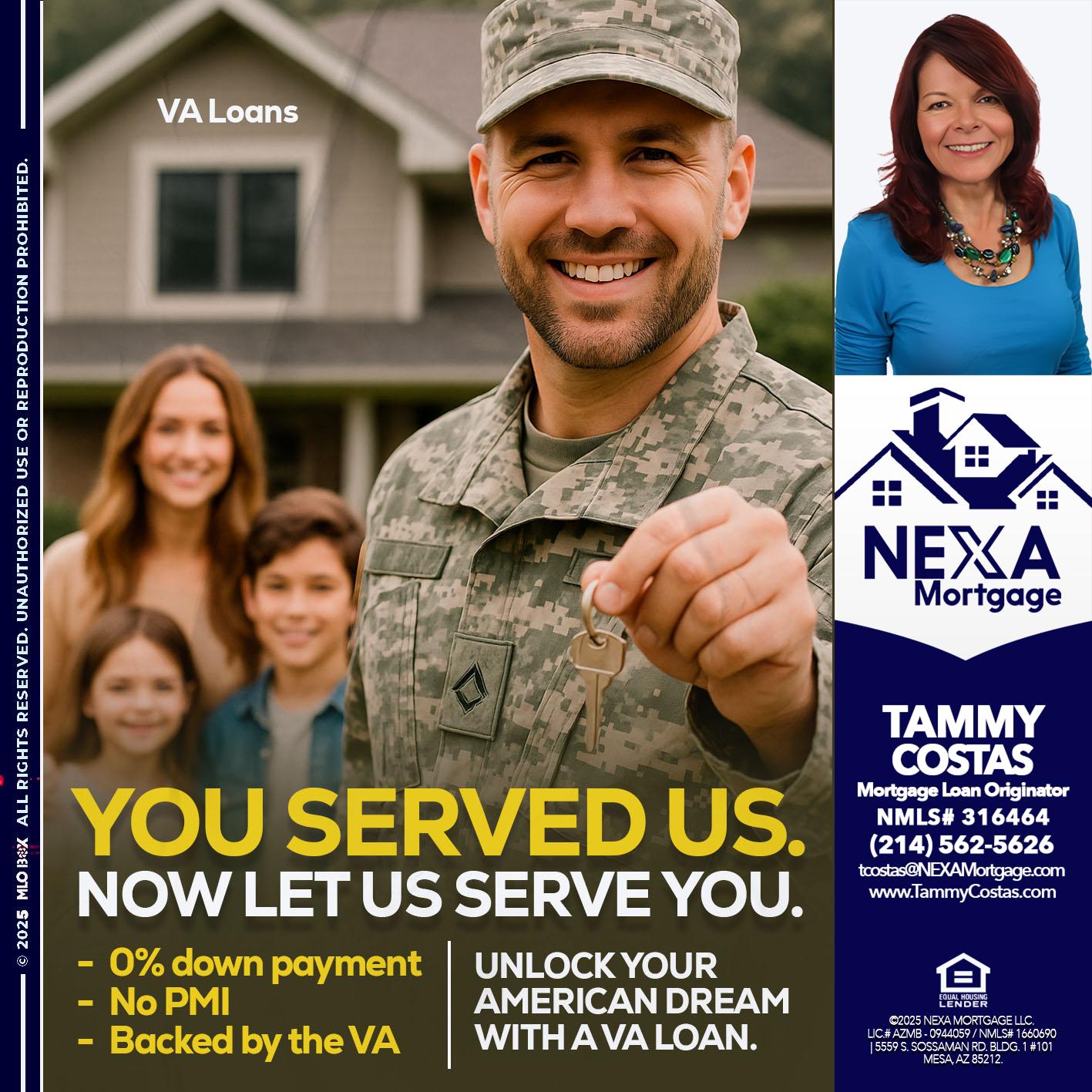 YOU DESERVED - Tammy Costas -Mortgage Loan Originator