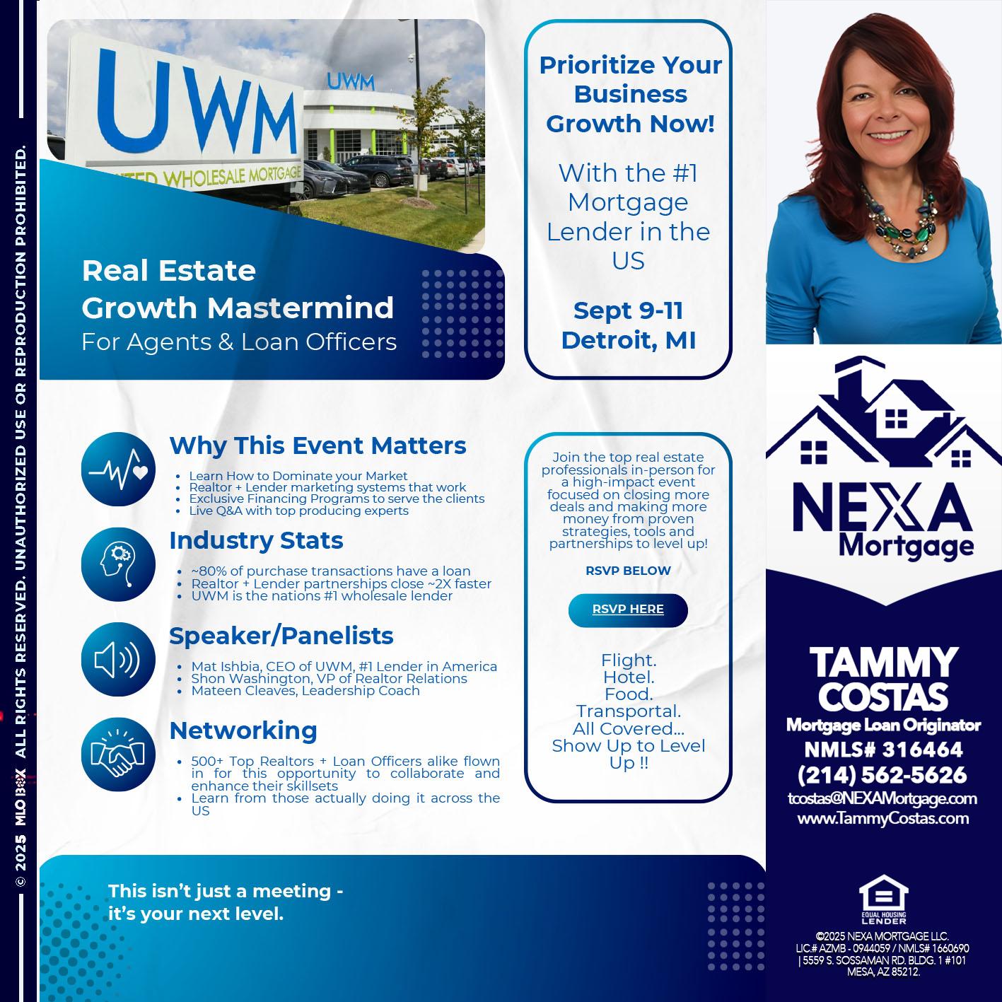 DETROIT TRIP - Tammy Costas -Mortgage Loan Originator