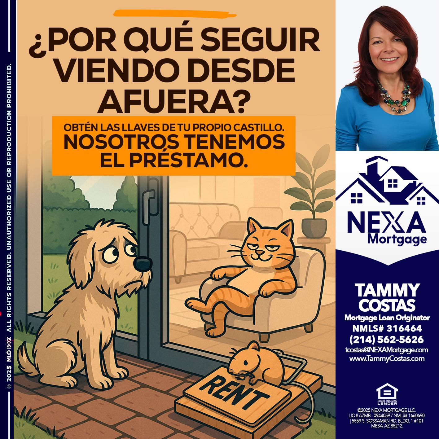 POR QUE SEGUIR? - Tammy Costas -Mortgage Loan Originator