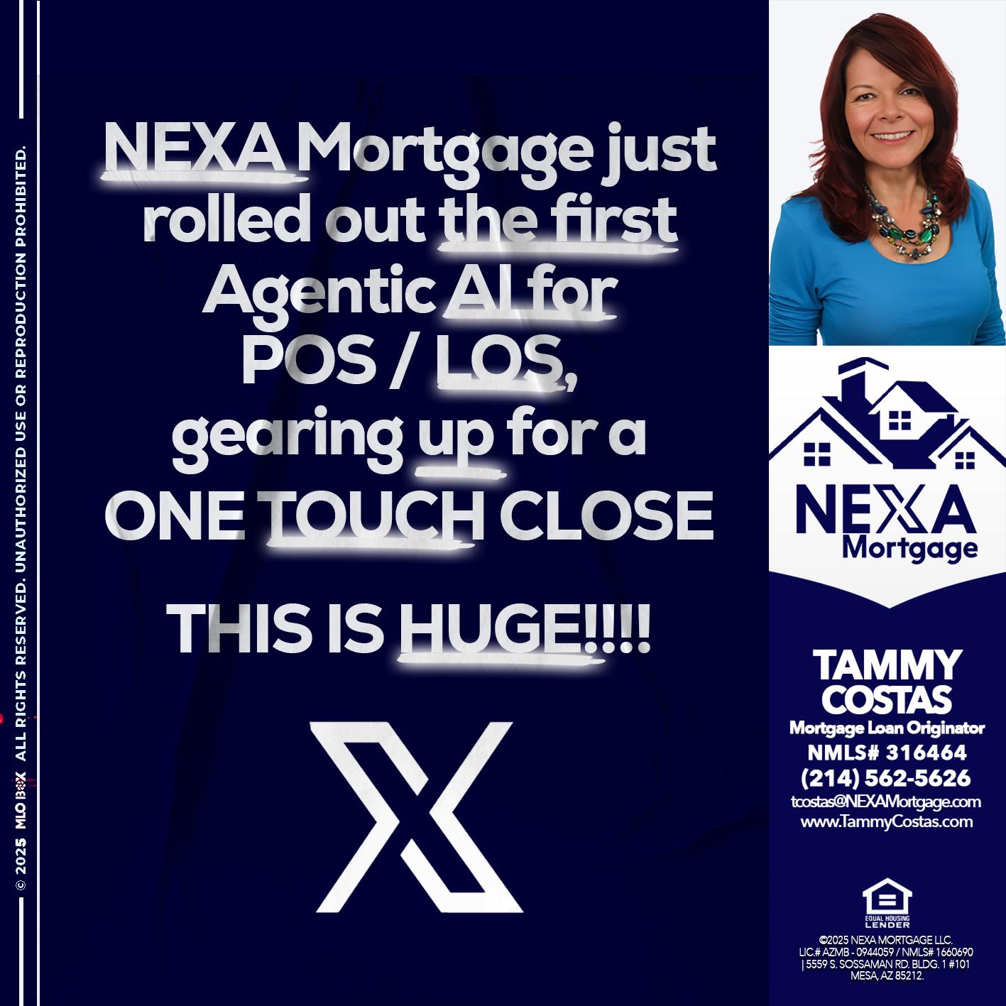 NEXA MORTGAGE - Tammy Costas -Mortgage Loan Originator