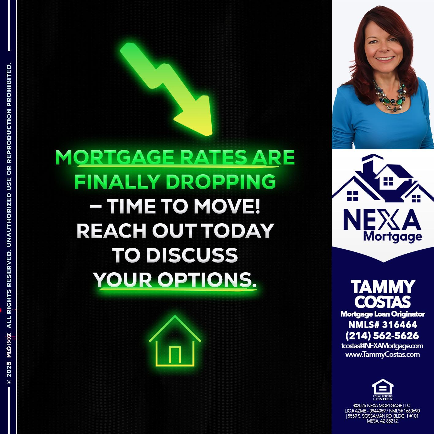 MORTGAGE RATES - Tammy Costas -Mortgage Loan Originator