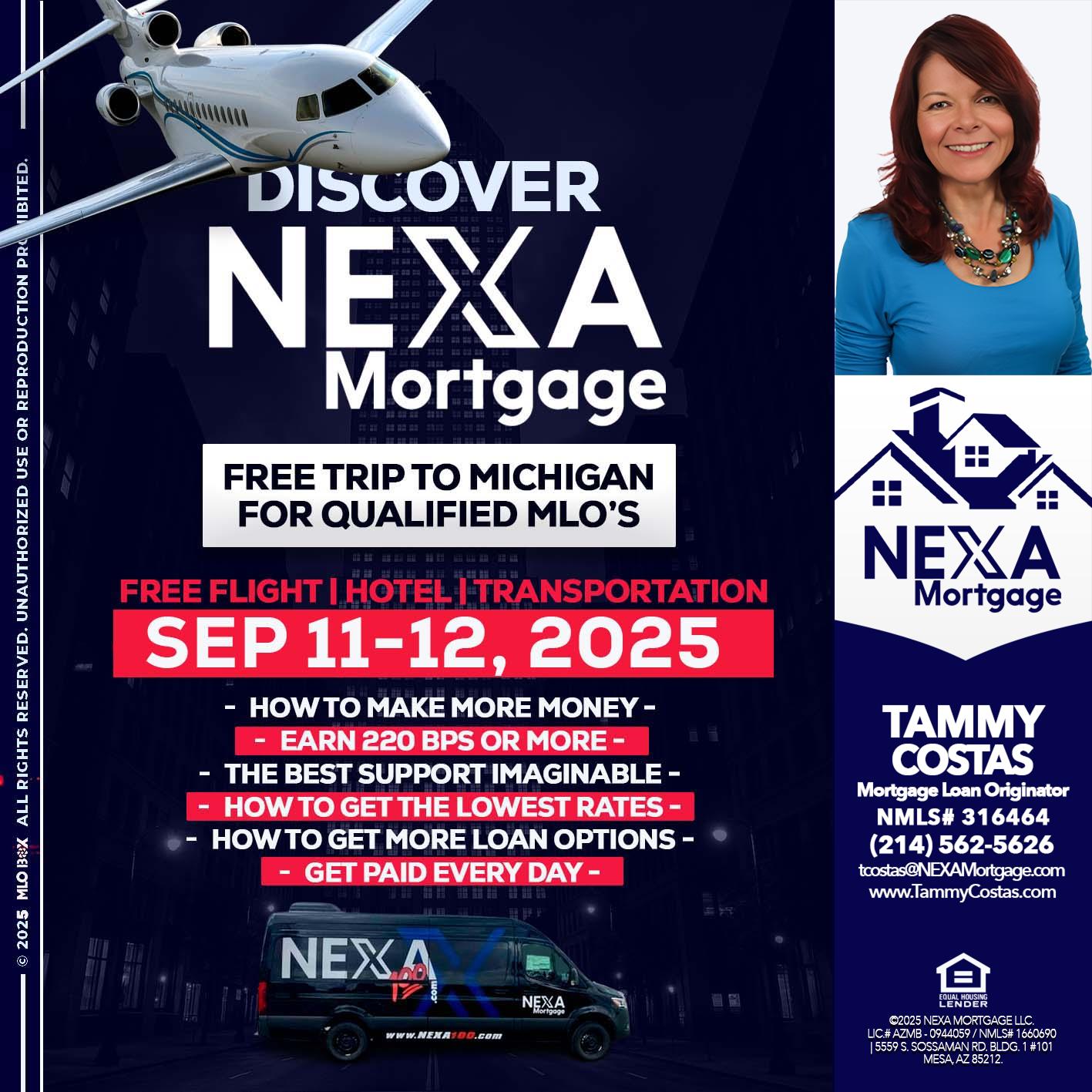 DISCOVER NEXA MORTGAGE - Tammy Costas -Mortgage Loan Originator