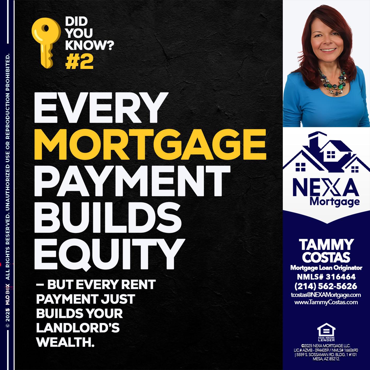 DID YOU KNOW? - Tammy Costas -Mortgage Loan Originator