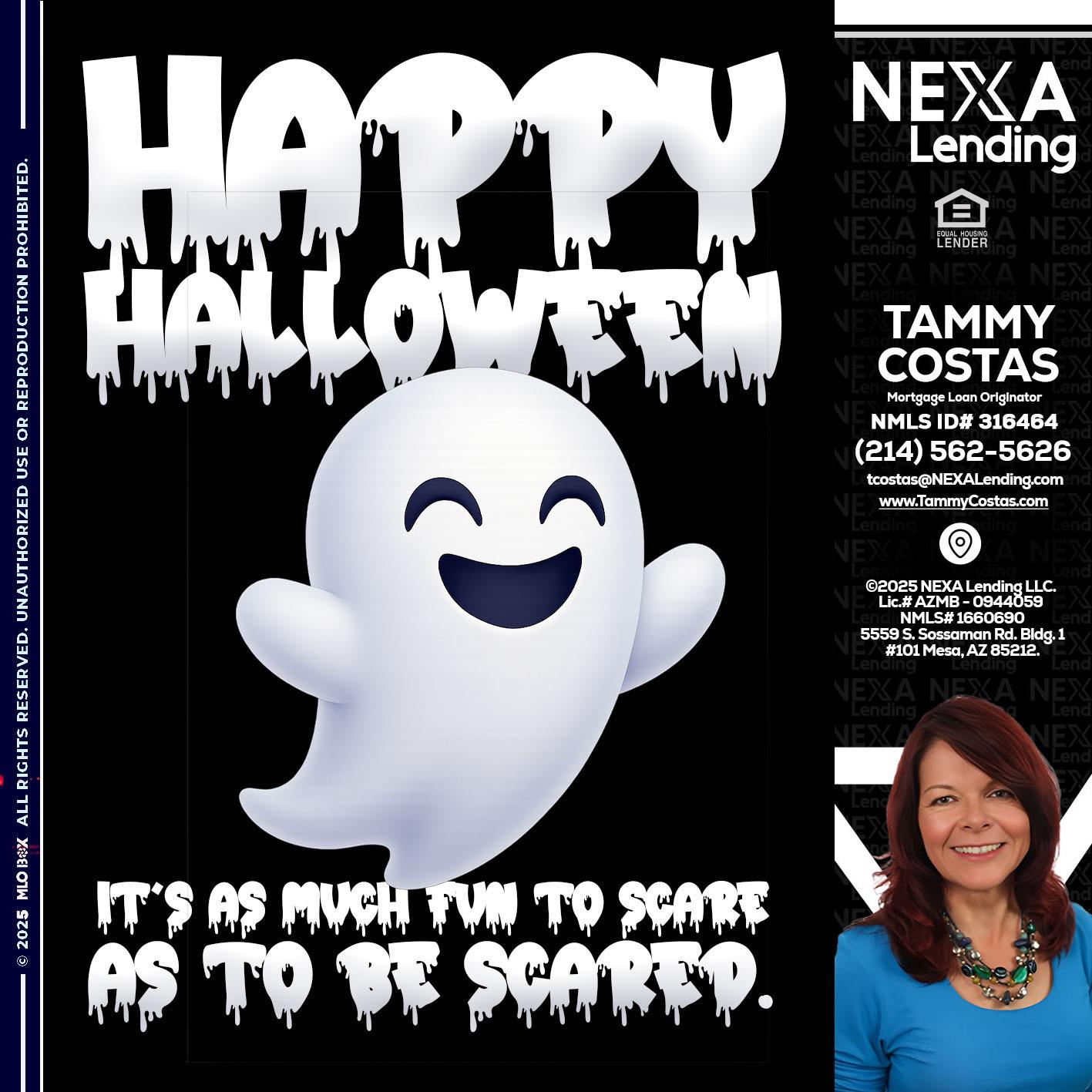 HAPPY HALLOWEEN - Tammy Costas -Mortgage Loan Originator