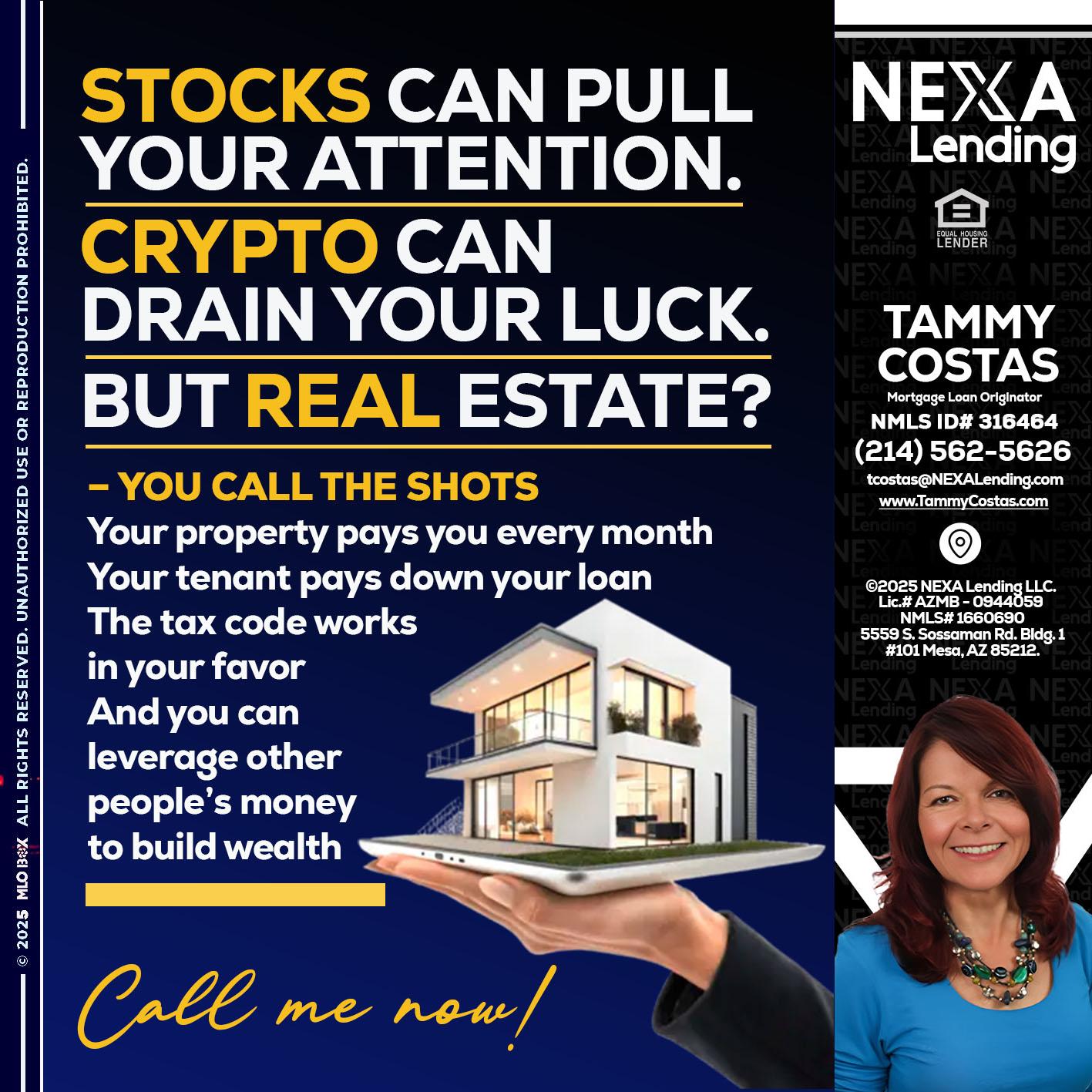 STOCK YOUR - Tammy Costas -Mortgage Loan Originator