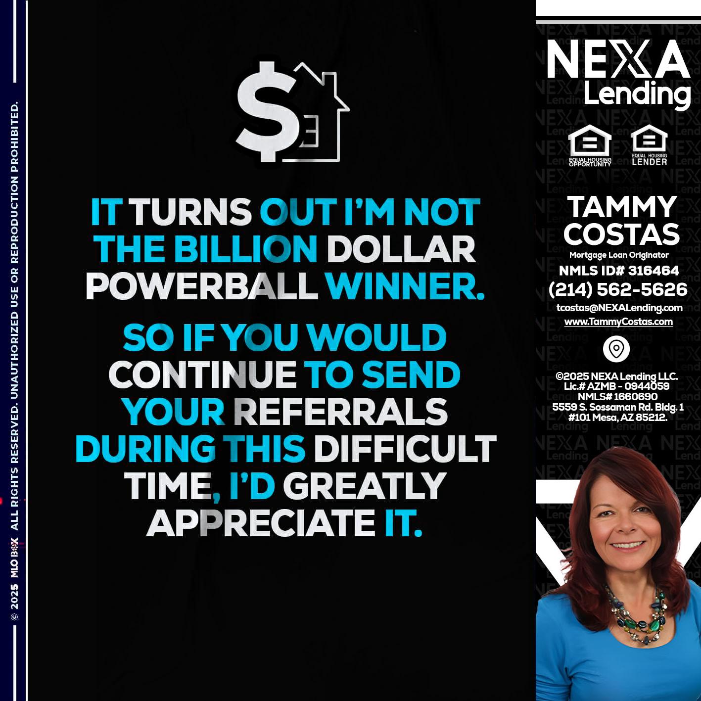 IT TURNS - Tammy Costas -Mortgage Loan Originator