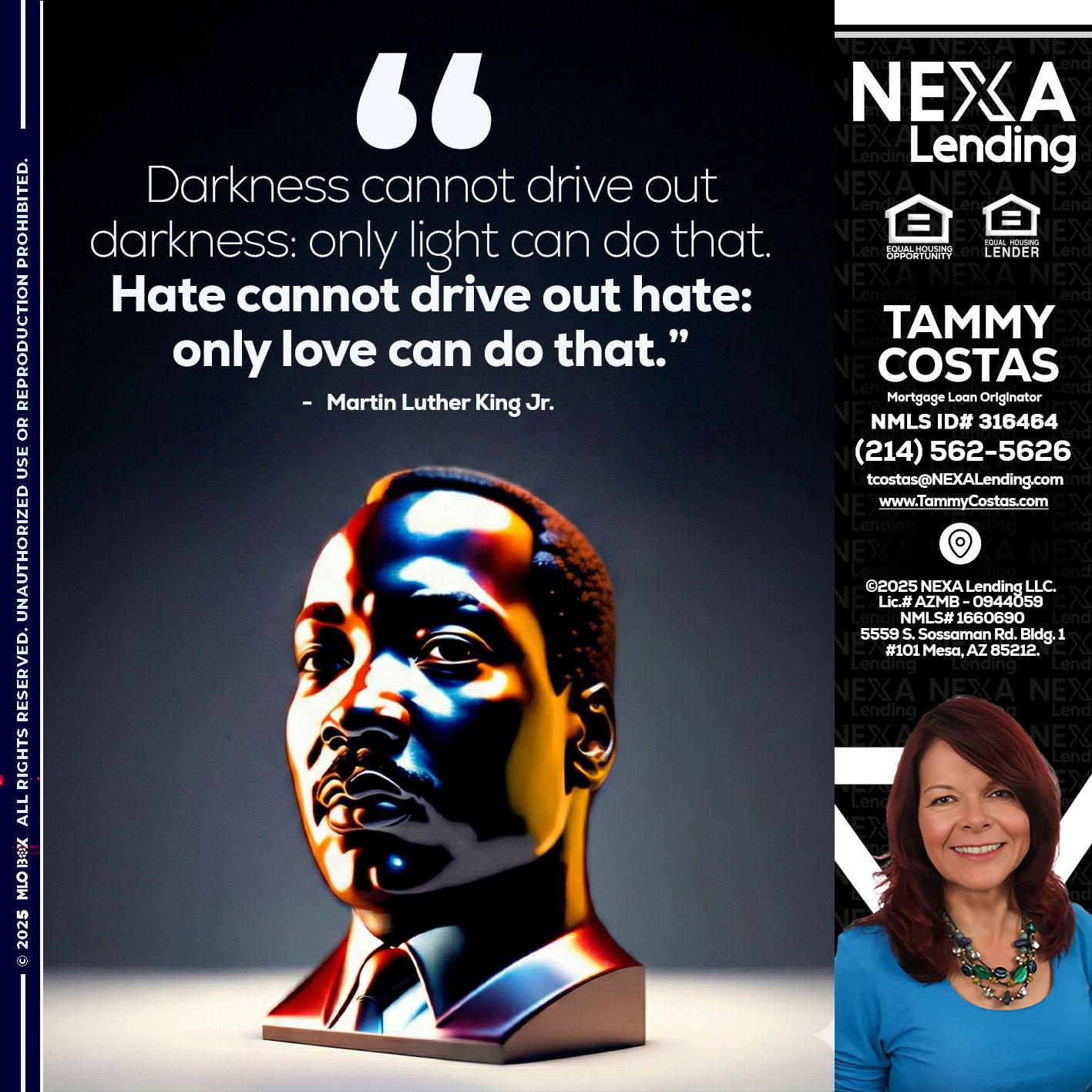MLK 2026 - Tammy Costas -Mortgage Loan Originator