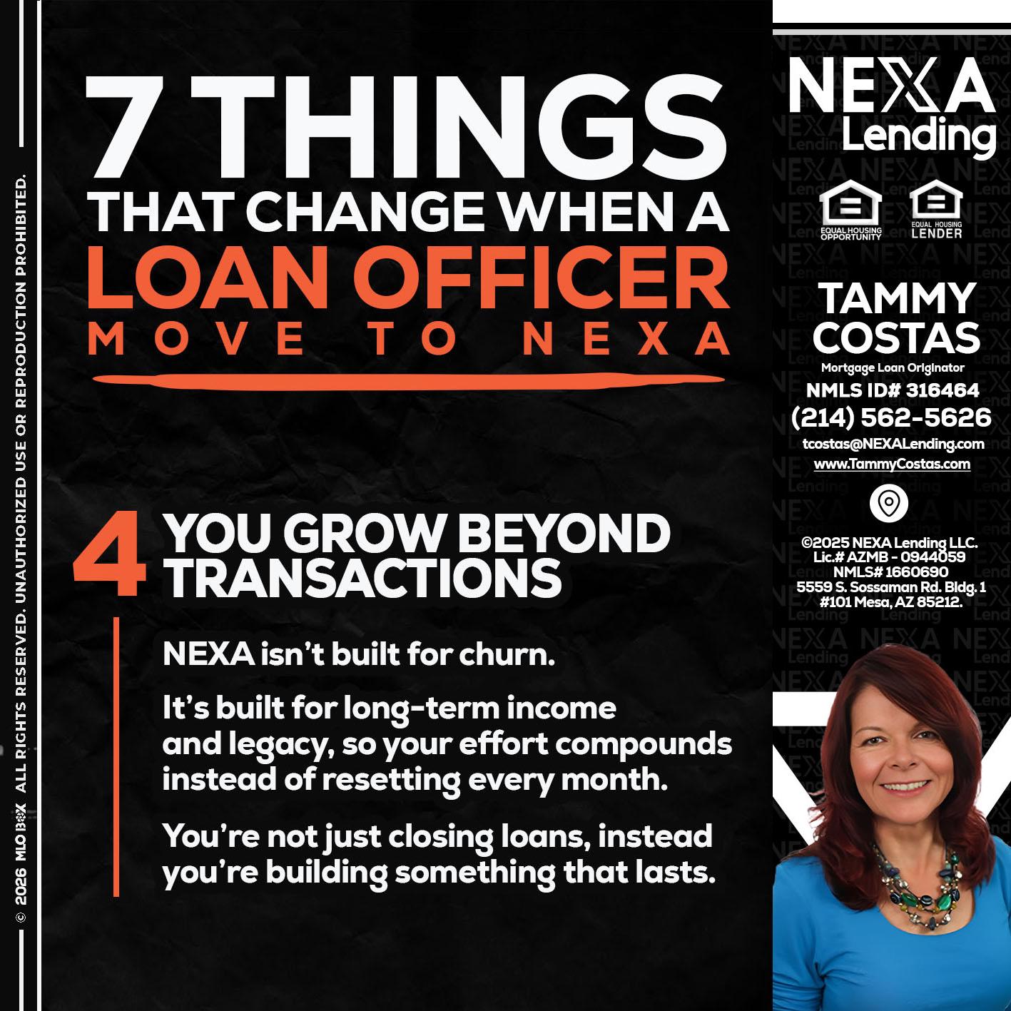 7 THINGS (4) - Tammy Costas -Mortgage Loan Originator