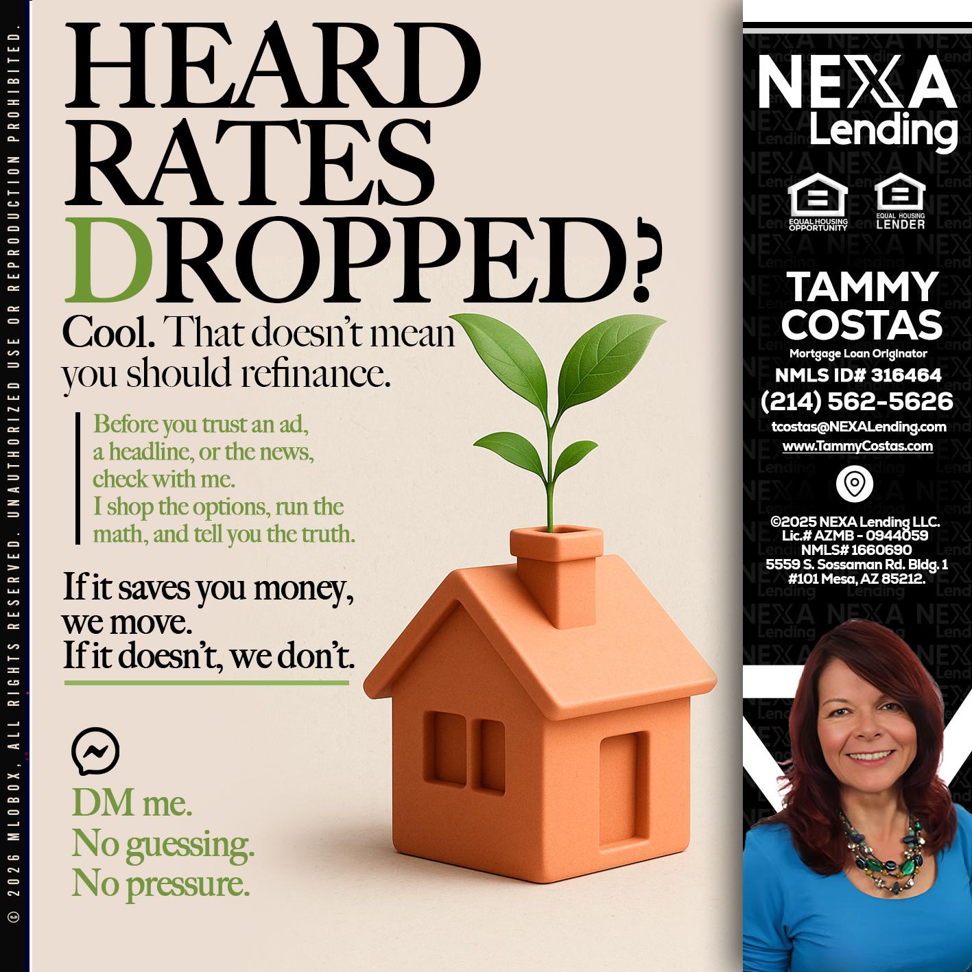 HEARD RATES - Tammy Costas -Mortgage Loan Originator