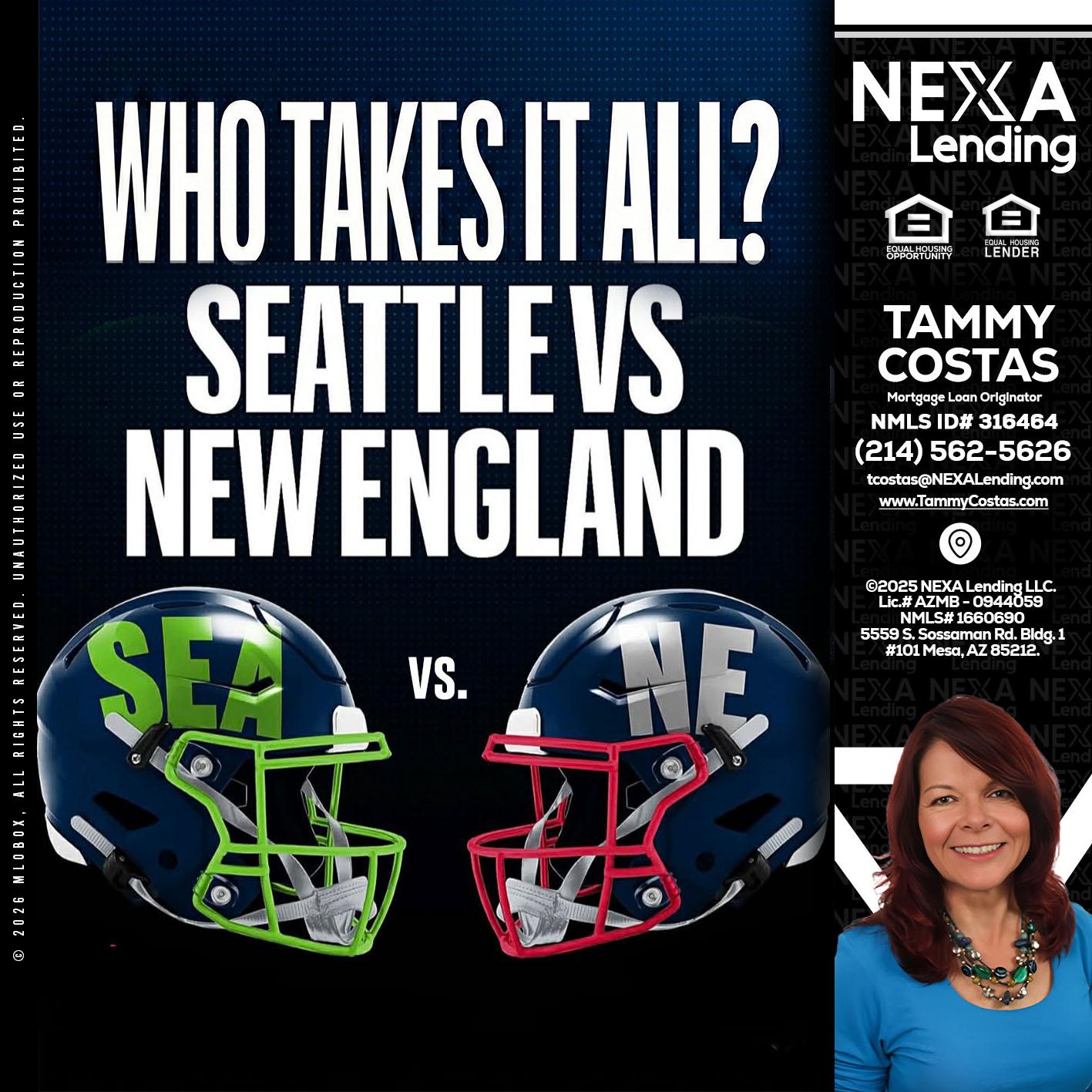 WHO TAKE IT ALL? - Tammy Costas -Mortgage Loan Originator