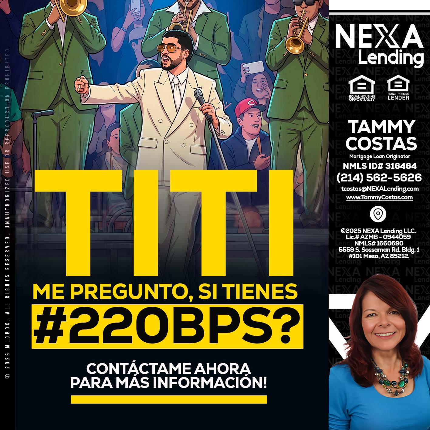 TITI ME PREGUNTO - Tammy Costas -Mortgage Loan Originator