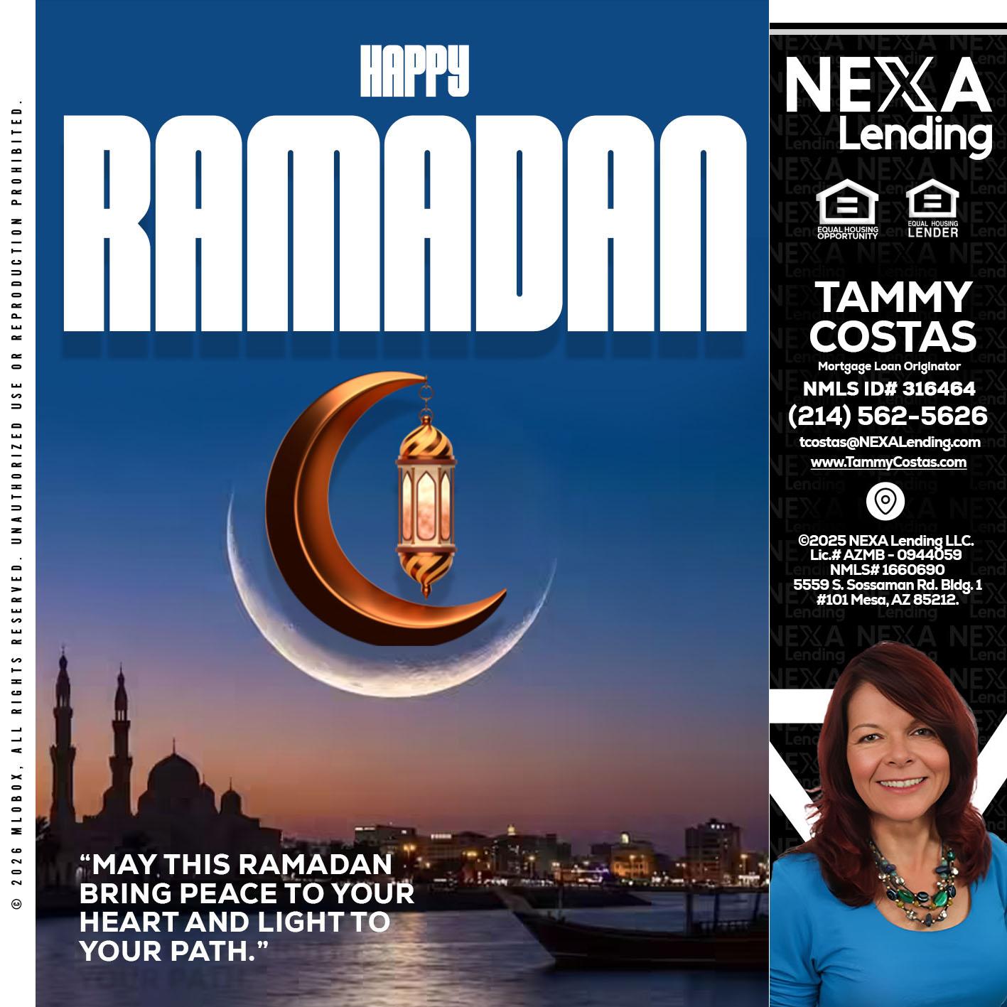 RAMADAN - Tammy Costas -Mortgage Loan Originator