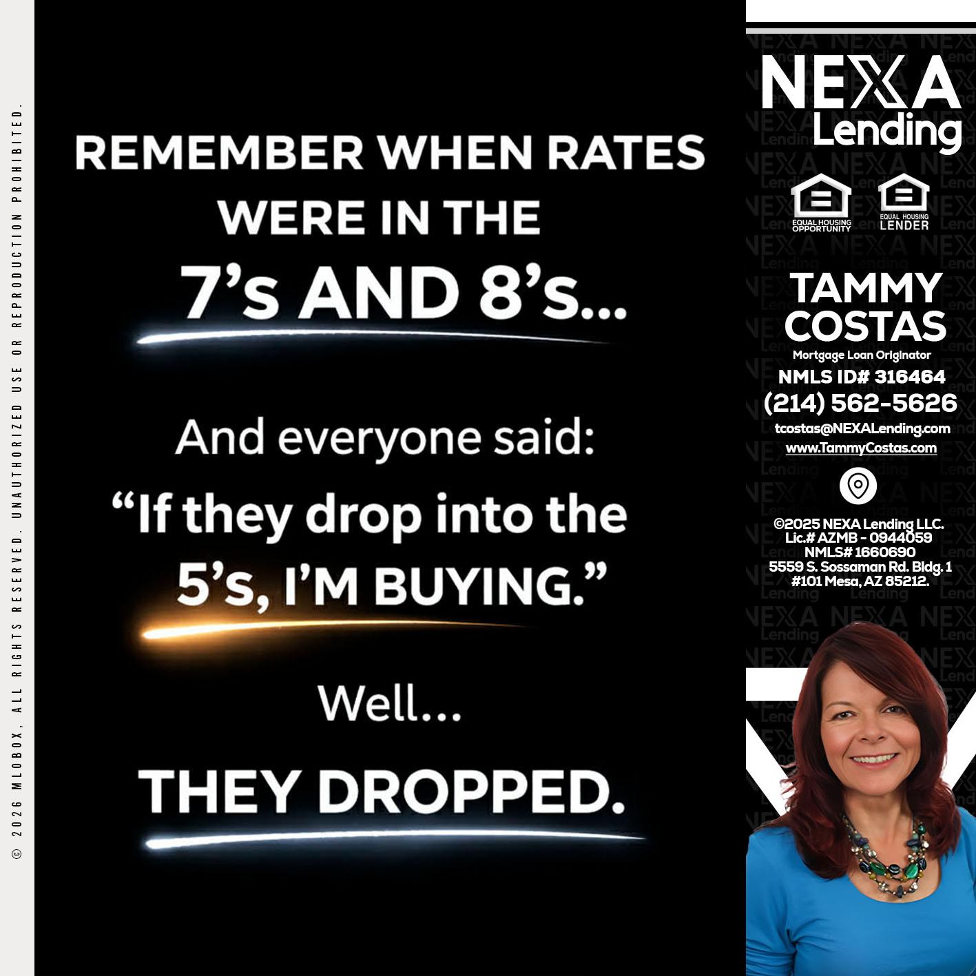 REMEMBER WHEN - Tammy Costas -Mortgage Loan Originator