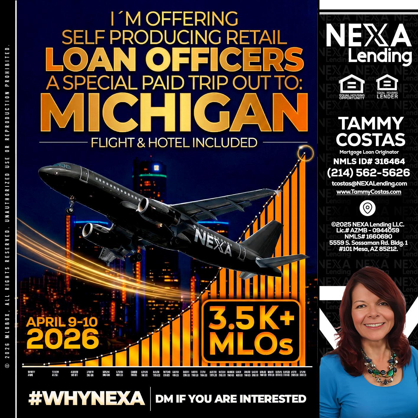 3.5K - Tammy Costas -Mortgage Loan Originator