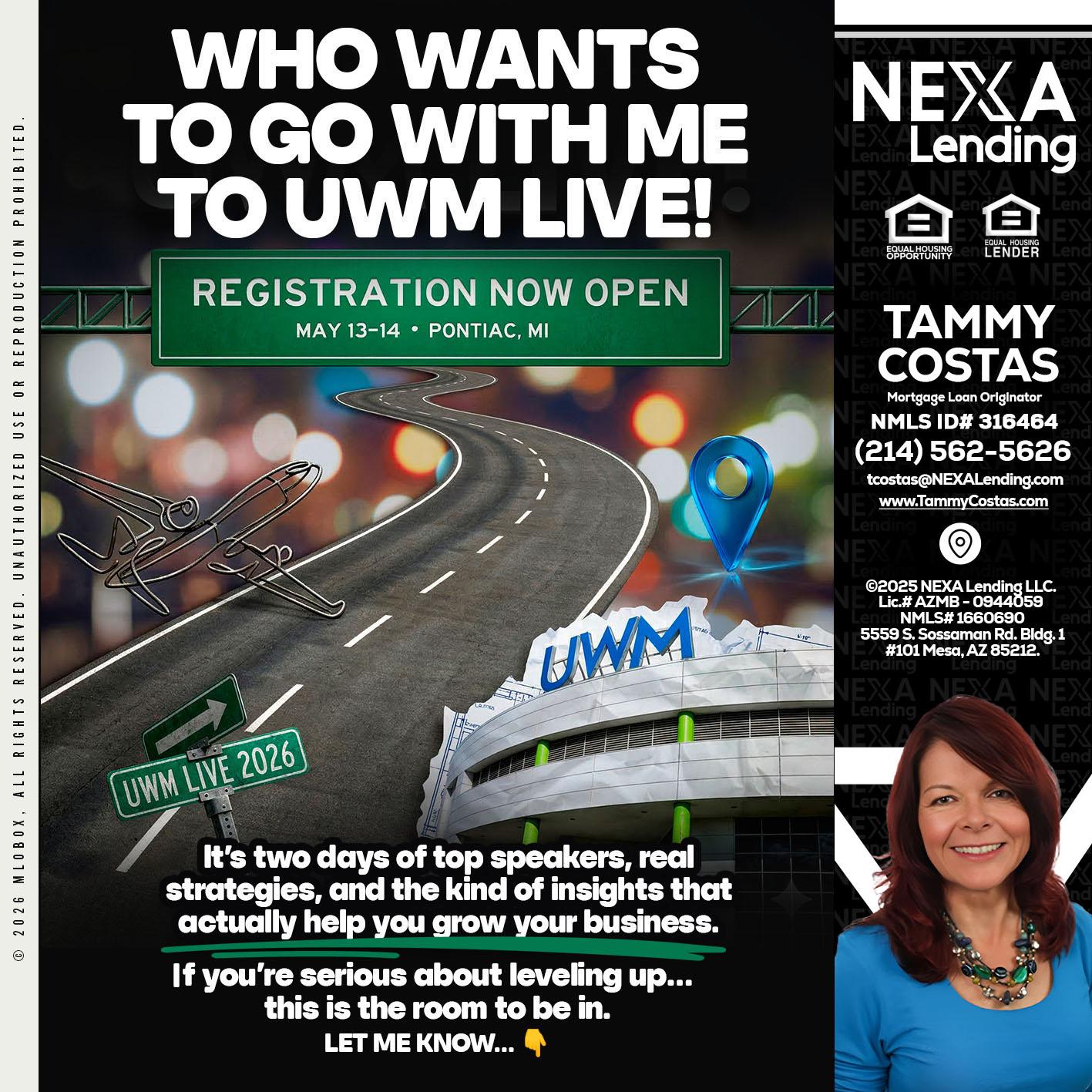 WHO WANTS - Tammy Costas -Mortgage Loan Originator