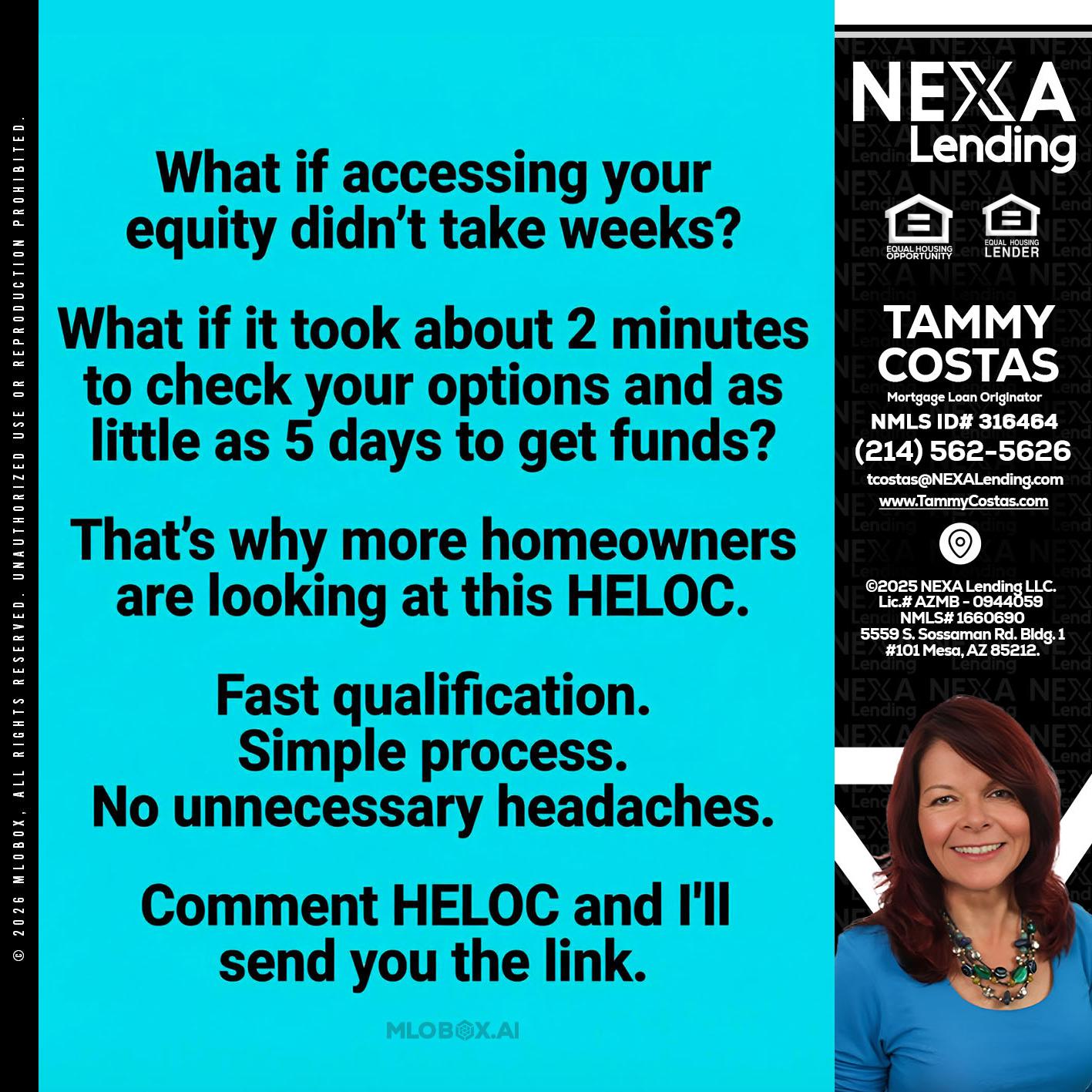 what if - Tammy Costas -Mortgage Loan Originator