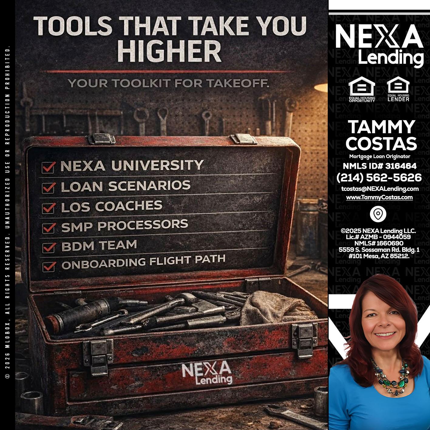 TOOLS THAT - Tammy Costas -Mortgage Loan Originator