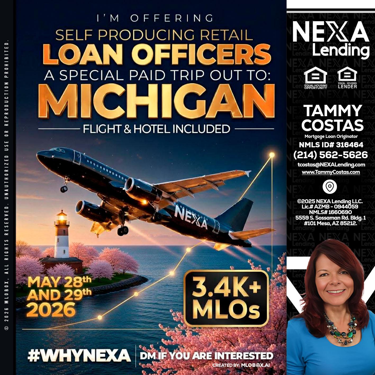 MICHIGAN TRIP - Tammy Costas -Mortgage Loan Originator