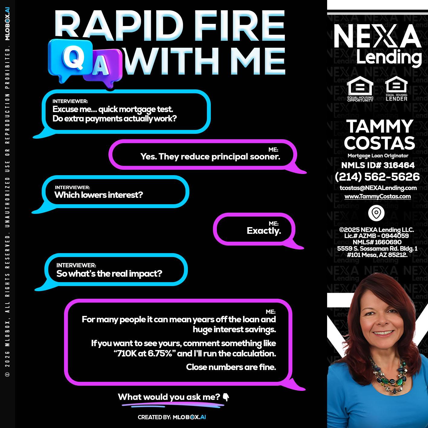 RAPID QA - Tammy Costas -Mortgage Loan Originator