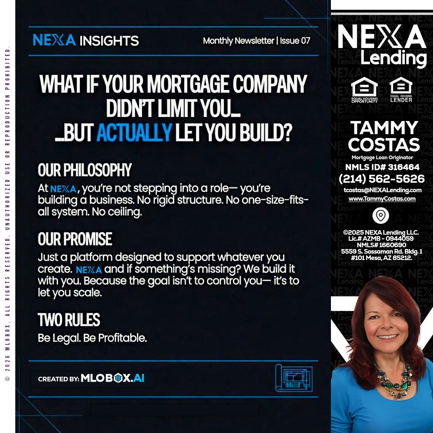 NEXA INSIGHTS - Tammy Costas -Mortgage Loan Originator