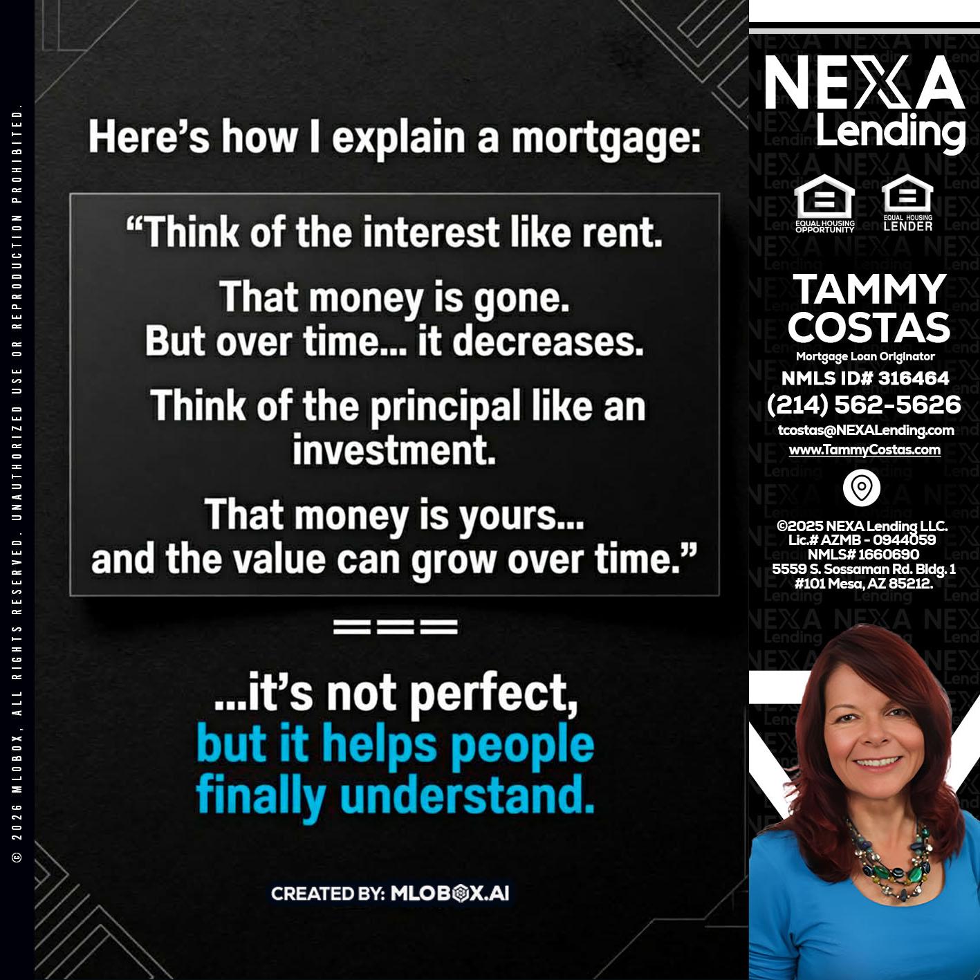 HERES NOW - Tammy Costas -Mortgage Loan Originator
