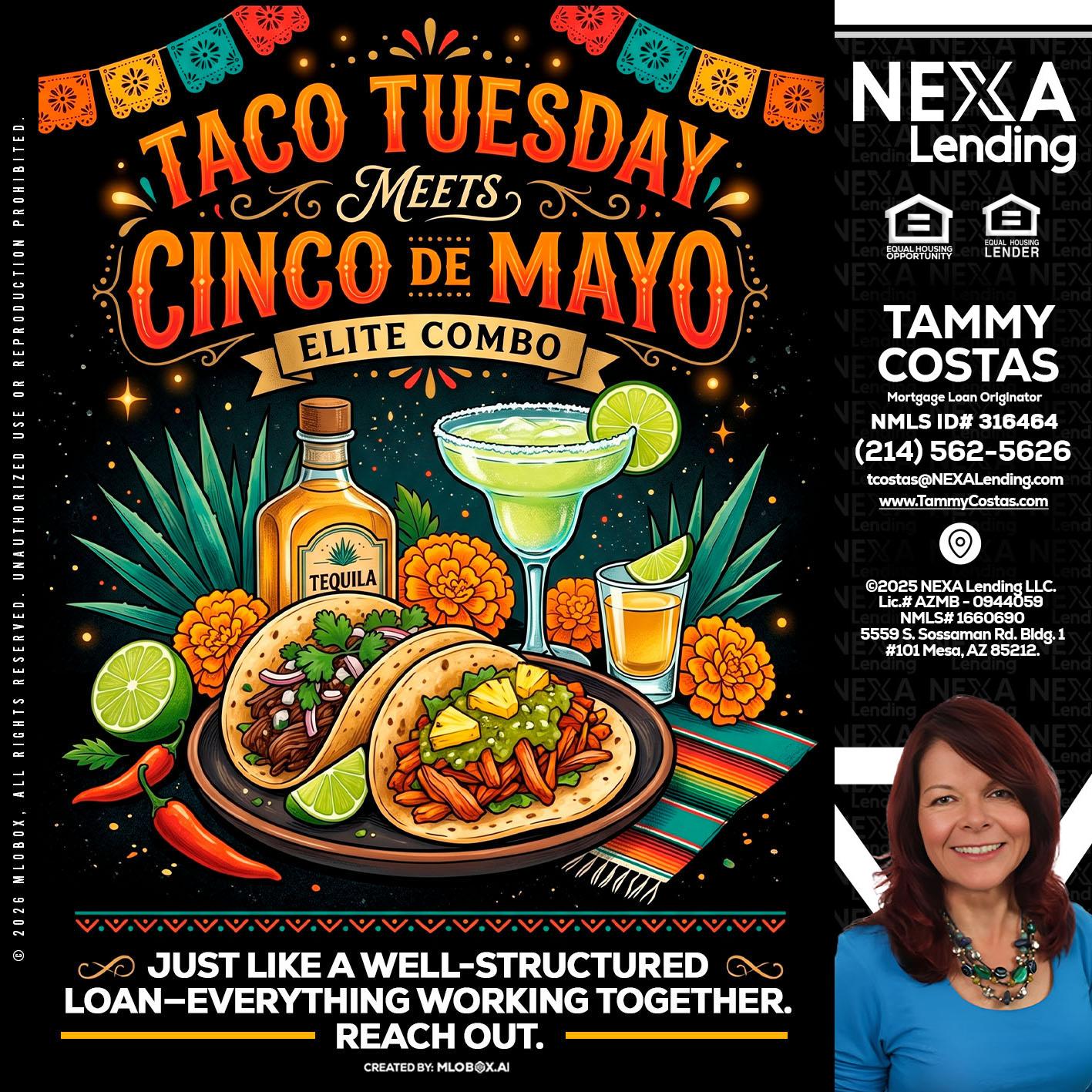 TACO TUESDAY - Tammy Costas -Mortgage Loan Originator