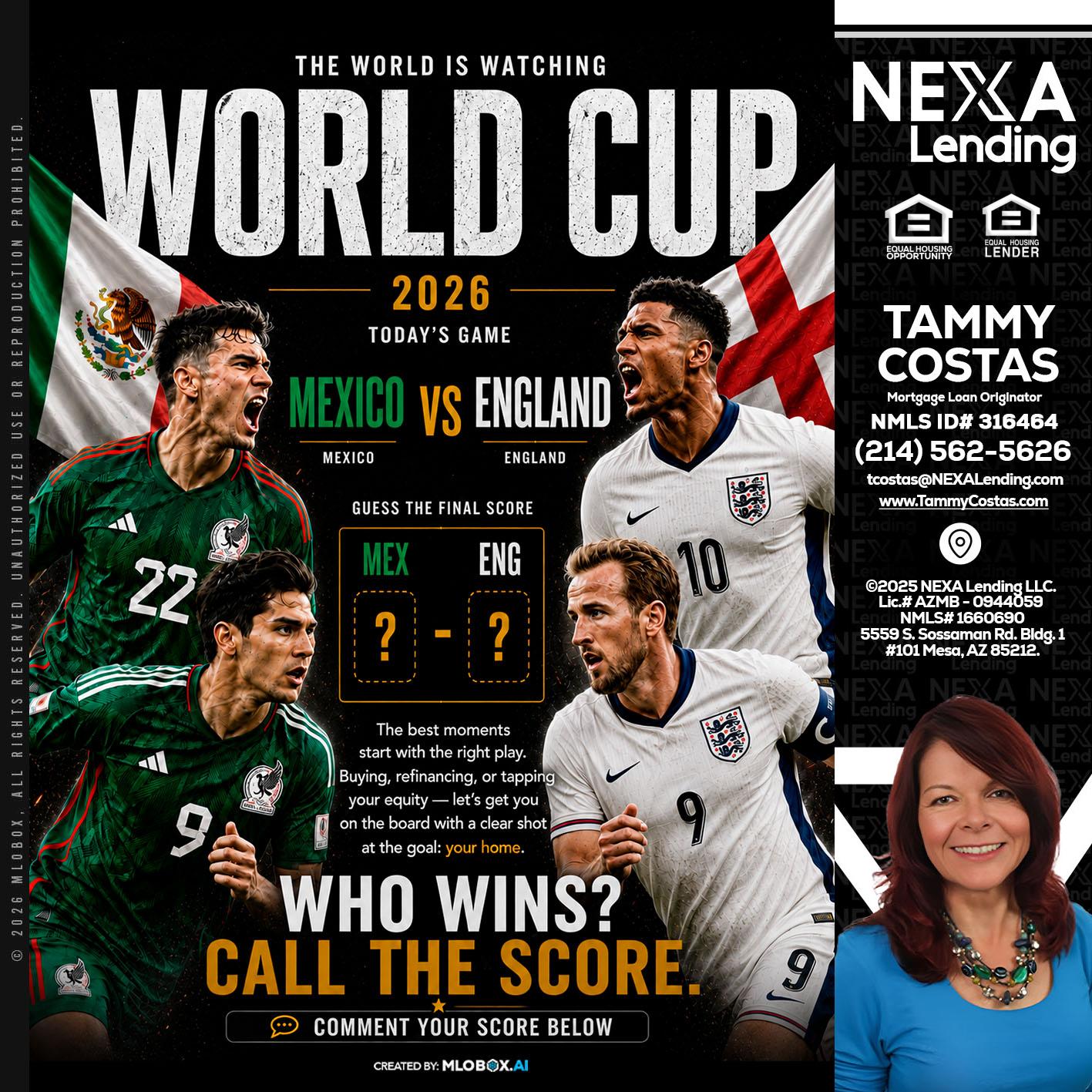 WHO'S WIN - Tammy Costas -Mortgage Loan Originator