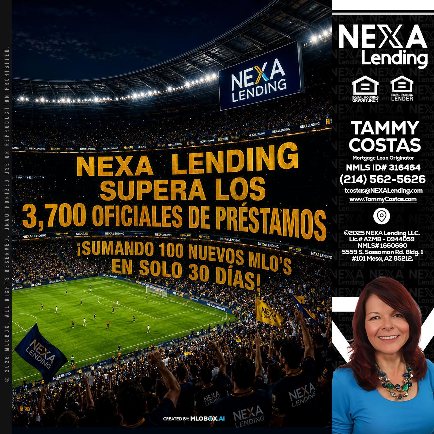 NEXA SUPERA - Tammy Costas -Mortgage Loan Originator
