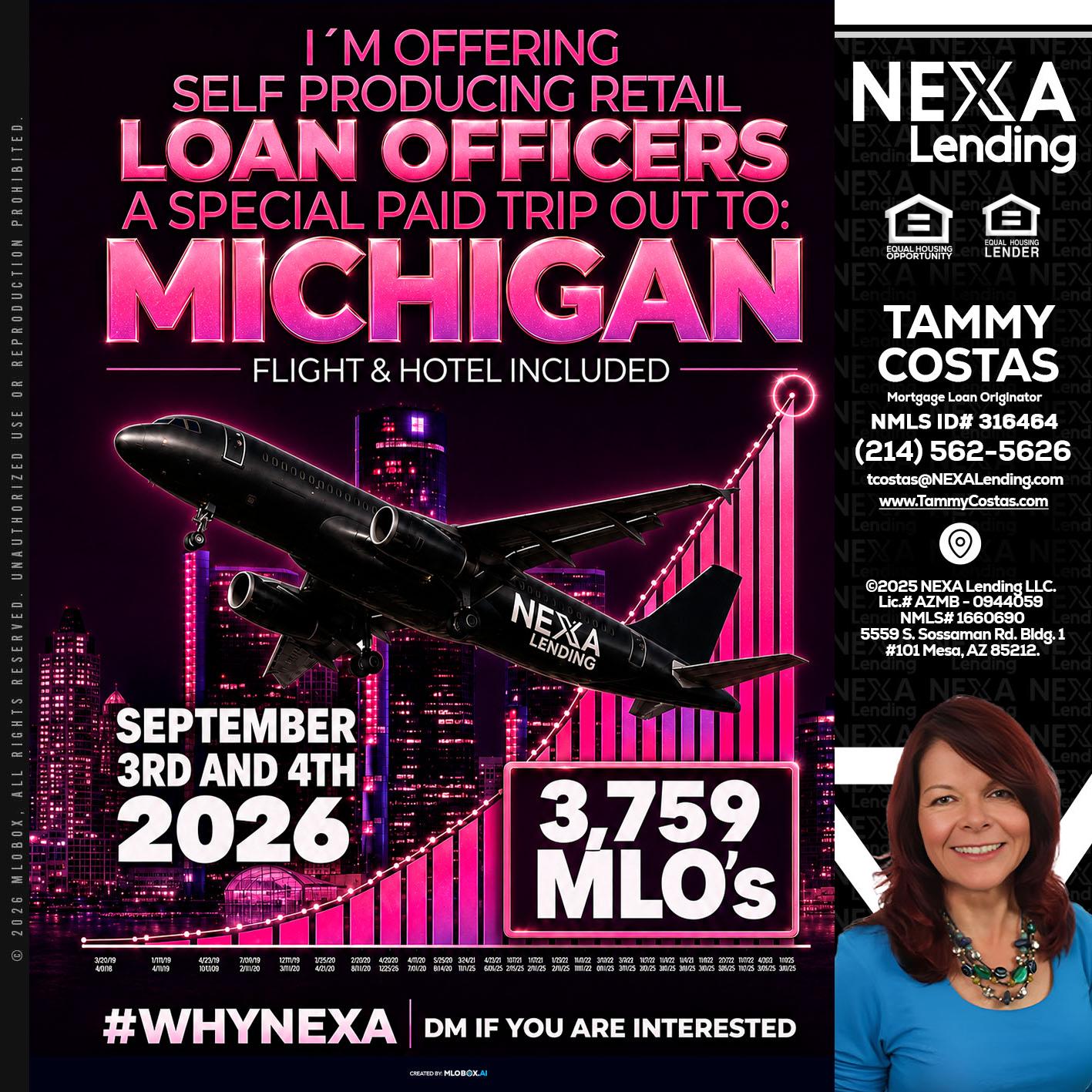 MICHIGAN TRIP - Tammy Costas -Mortgage Loan Originator