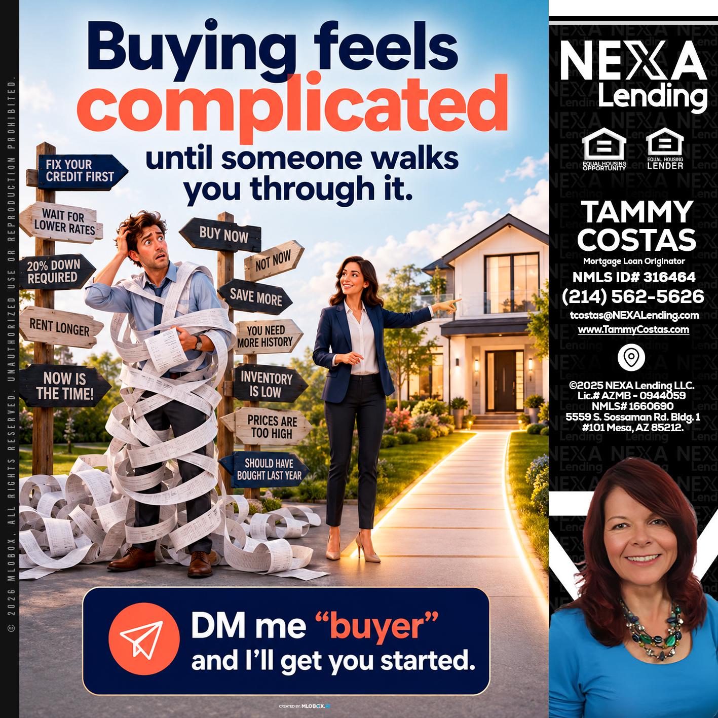 buying feels - Tammy Costas -Mortgage Loan Originator