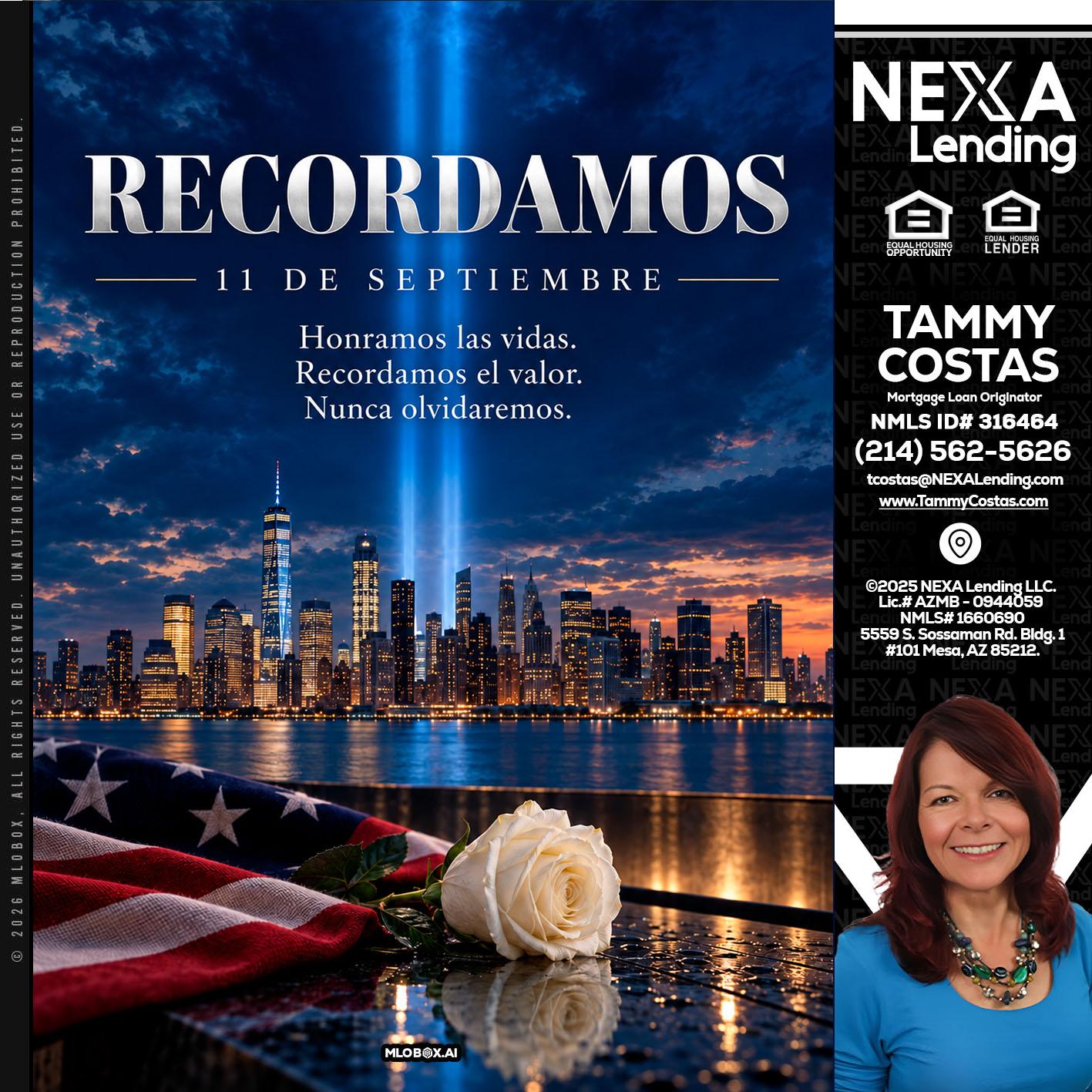 RECORDAMOS - Tammy Costas -Mortgage Loan Originator